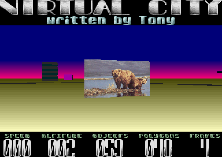 Virtual City [Falcon030] atari screenshot